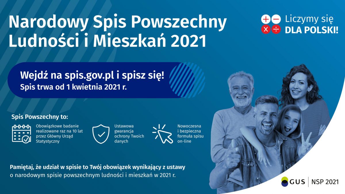 Miniaturka artykułu „Liczymy się dla Polski”. Od 1 kwietnia Narodowy Spis Powszechny Ludności i Mieszkań.