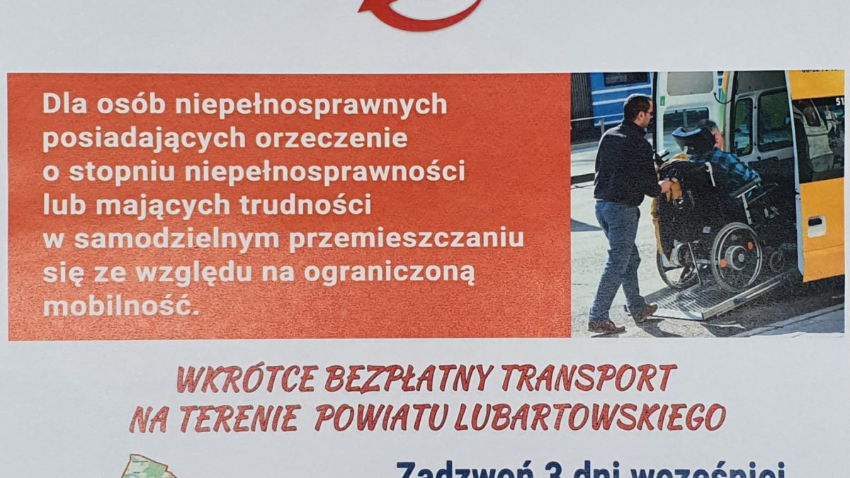 Miniaturka artykułu Usługa indywidualnego transportu door-to-door w powiecie lubartowskim