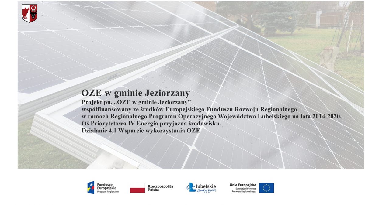Miniaturka artykułu „OZE w gminie Jeziorzany” – koniec montażu instalacji.