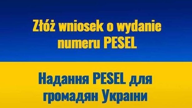 Miniaturka artykułu PESEL dla obywatela UKRAINY