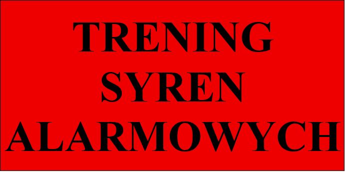 Miniaturka artykułu Trening użycia syren