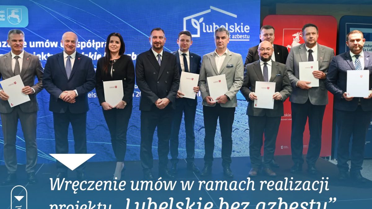 Miniaturka artykułu ,,Lubelskie bez azbestu”