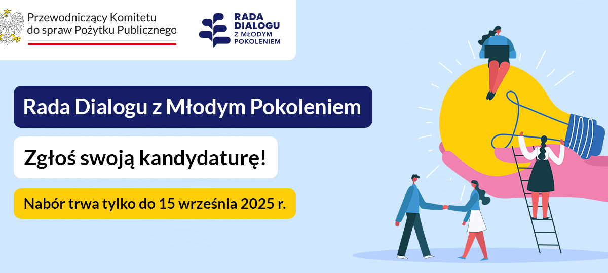 Miniaturka artykułu Trwa nabór do Rady Dialogu z Młodym Pokoleniem. Twój głos może mieć realny wpływ.
