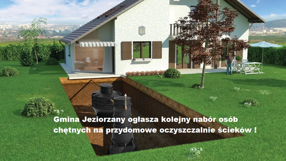 Miniaturka artykułu Przydomowe oczyszczalnie ścieków- przyjmujemy zgłoszenia na nowy projekt!