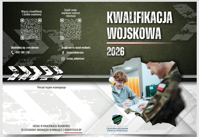 Miniaturka artykułu KWALIFIKACJA WOJSKOWA 2026