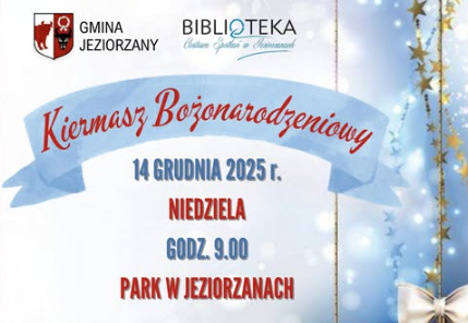 Miniaturka artykułu Zapraszamy na Kiermasz Bożonarodzeniowy!