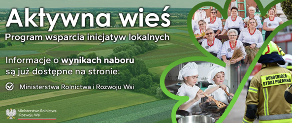 Miniaturka artykułu Wyniki konkursu „Aktywna wieś”